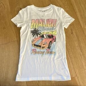 Free State Malibu Beach Racing Team Graphic Tee in White